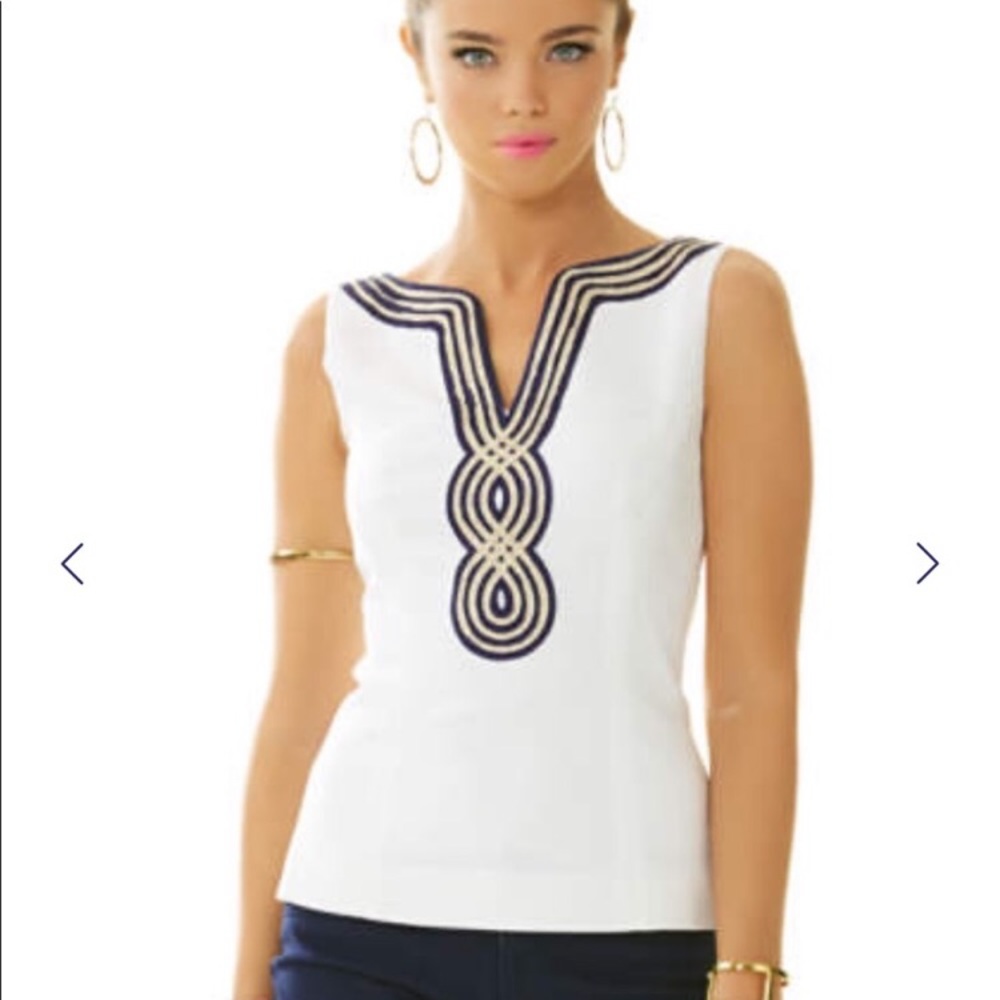 Gorgeous LIlly Pulitzer Janice top